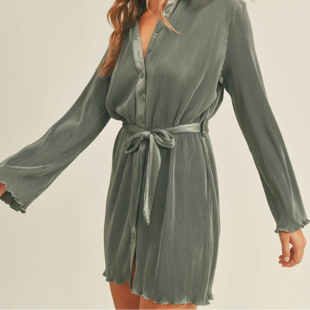Mable Pleated Dress